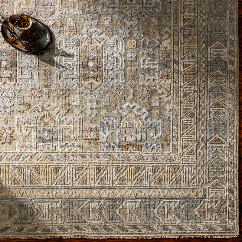 Nobility Tan / Grey Hand-Knotted Rug