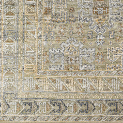 Nobility Tan / Grey Hand-Knotted Rug