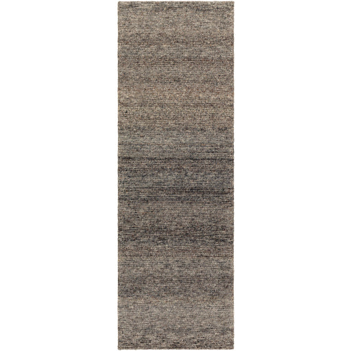 Odessa Marled Charcoal Hand-Knotted Rug