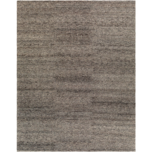 Odessa Marled Charcoal Hand-Knotted Rug