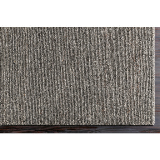 Odessa Marled Charcoal Hand-Knotted Rug
