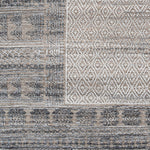 Pompei Silver / Charcoal Hand-Knotted Rug