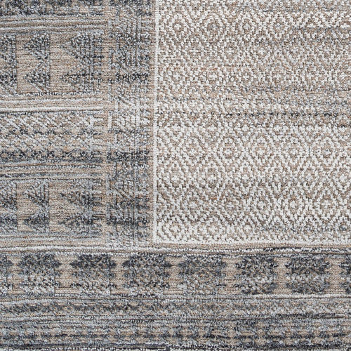 Pompei Silver / Charcoal Hand-Knotted Rug