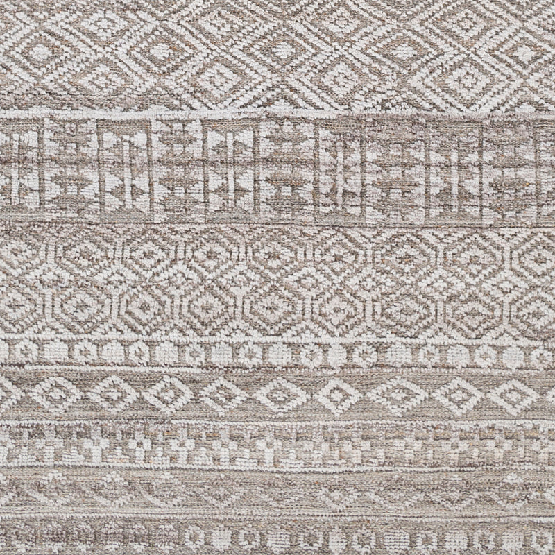 Pompei Rust / Silver Hand-Knotted Rug