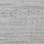Pompei Pewter / Silver Hand-Knotted Rug