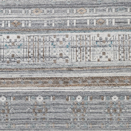 Pompei Ocean / Silver Hand-Knotted Rug