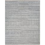 Pompei Pewter / Silver Hand-Knotted Rug