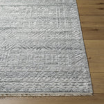 Pompei Pewter / Silver Hand-Knotted Rug