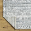 Pompei Pewter / Silver Hand-Knotted Rug