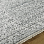 Pompei Pewter / Silver Hand-Knotted Rug