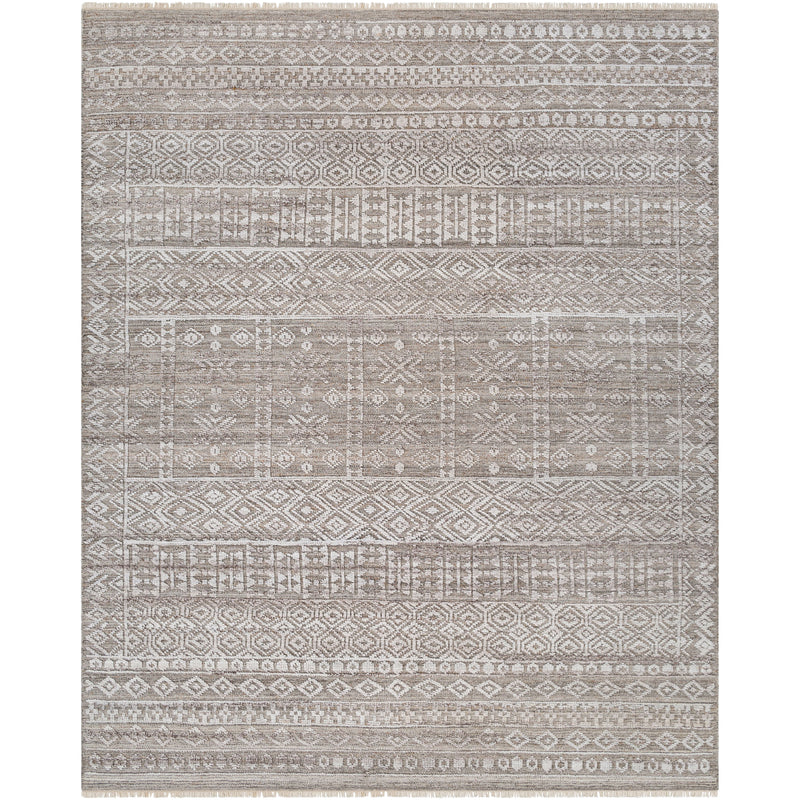 Pompei Rust / Silver Hand-Knotted Rug