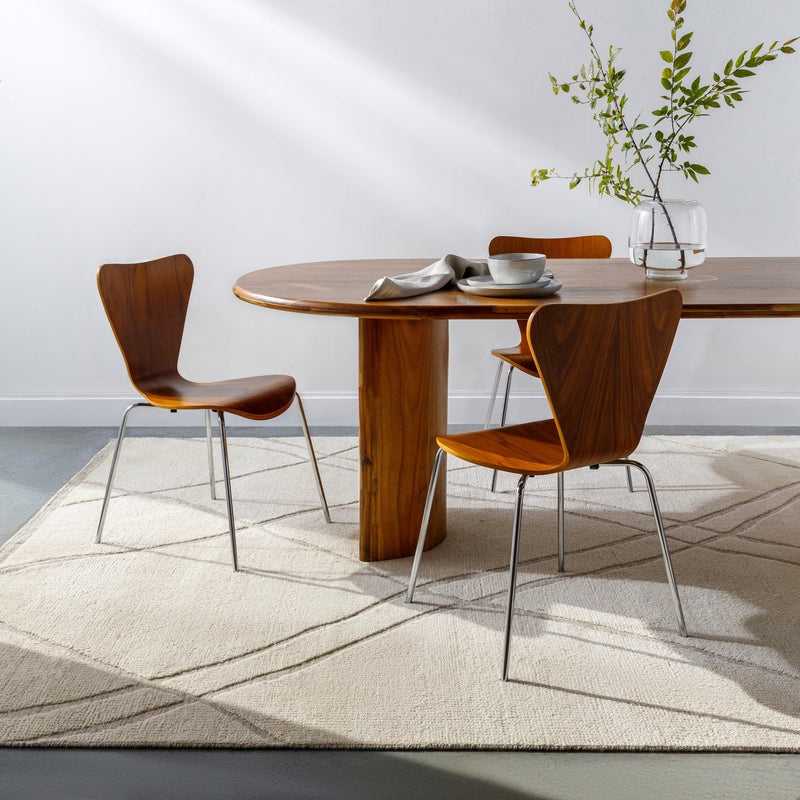 Tunus Cream Hand-Knotted Rug