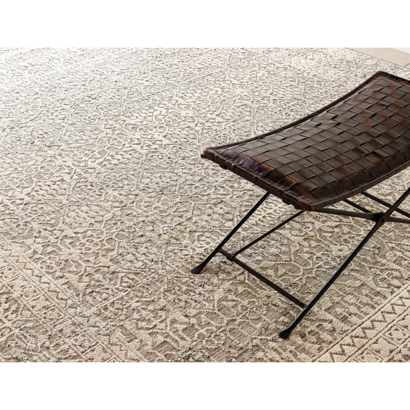 Tunus Silver Hand-Knotted Rug
