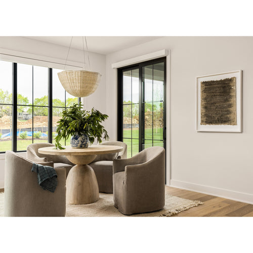 Vienne Bleached Jute Rug with Fringe