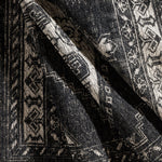 Zahra Black Hand-Knotted Rug