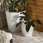 Suvi Textured White Concrete Planter | ready to ship!