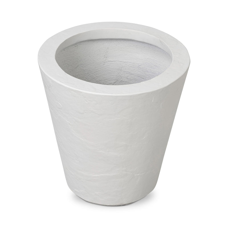 Suvi Textured White Concrete Planter | ready to ship!