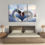 Swan Romance Wall Art