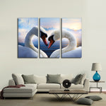 Swan Romance Wall Art