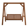 Amish Casual Heavy Duty Roll Back Swing with A-Frame Stand
