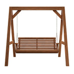 Amish Casual Heavy Duty Roll Back Swing with A-Frame Stand