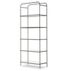 Swinton Hammered Aged Brass Bookcase