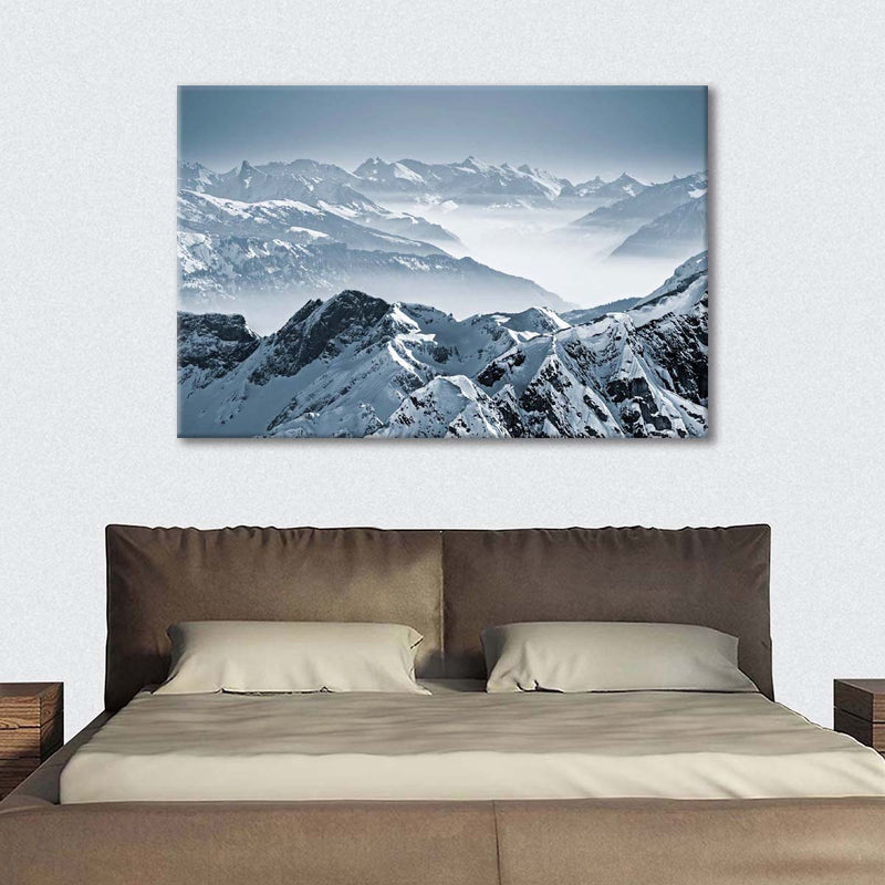 Swiss Mountain Peaks Wall Art