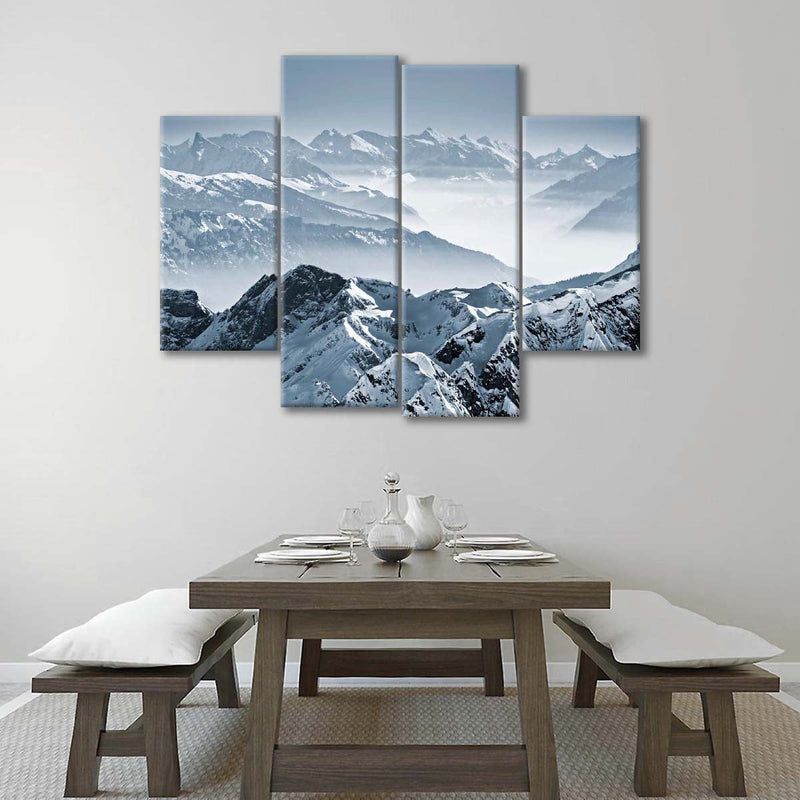 Swiss Mountain Peaks Wall Art