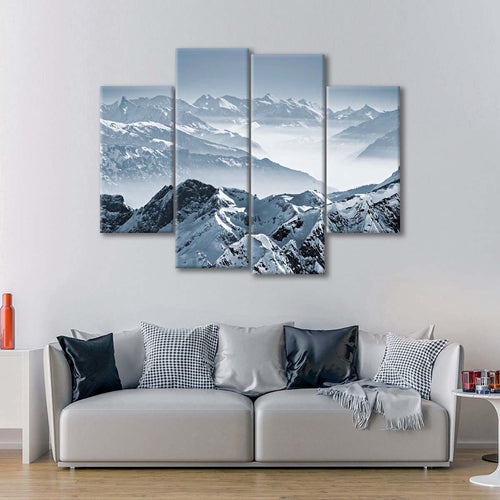 Swiss Mountain Peaks Wall Art