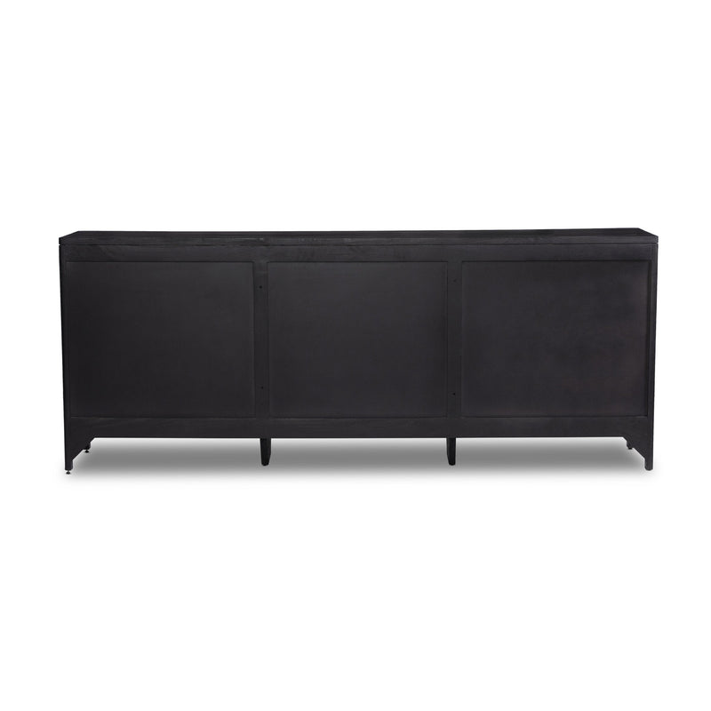 Sydney Black Cane 9 Drawer Dresser | ready to ship!