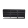 Sydney Black Cane 9 Drawer Dresser | ready to ship!