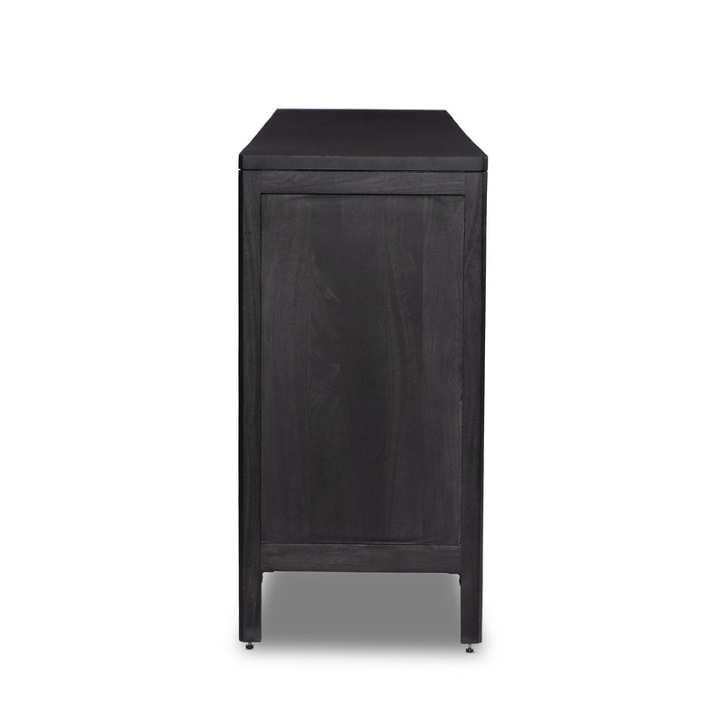 Sydney Black Cane 9 Drawer Dresser | ready to ship!