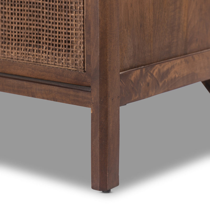 Sydney Brown Cane 9 Drawer Dresser | shipping 6/3/2025
