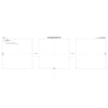 Trio: 3 Square 14" x 14" Single Panel + Magnets Frames for 12" x 12" Art (3001, 3001G)