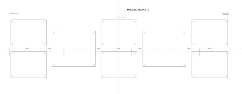 Gallery: "Hall Wall" Set of 8  Single Panel + Magnet Frames (3004)