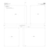Double Panel Quattro Set of 4 Floating Frames [4012D-]