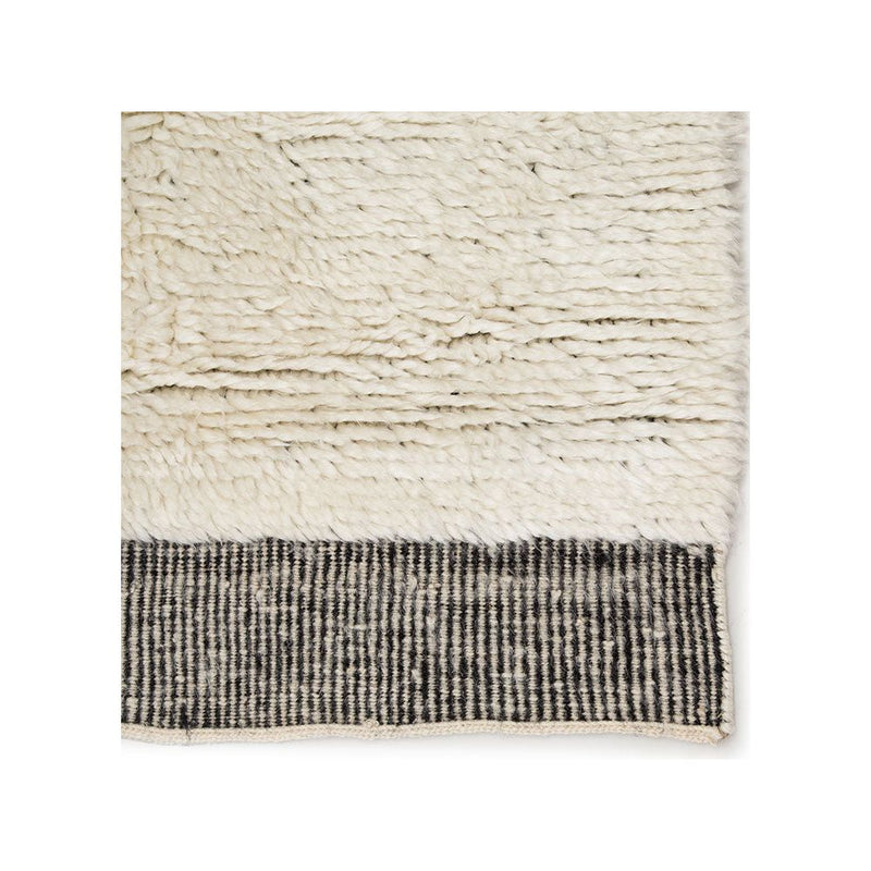 Tala Angora/Jet Black Hand-Knotted Rug