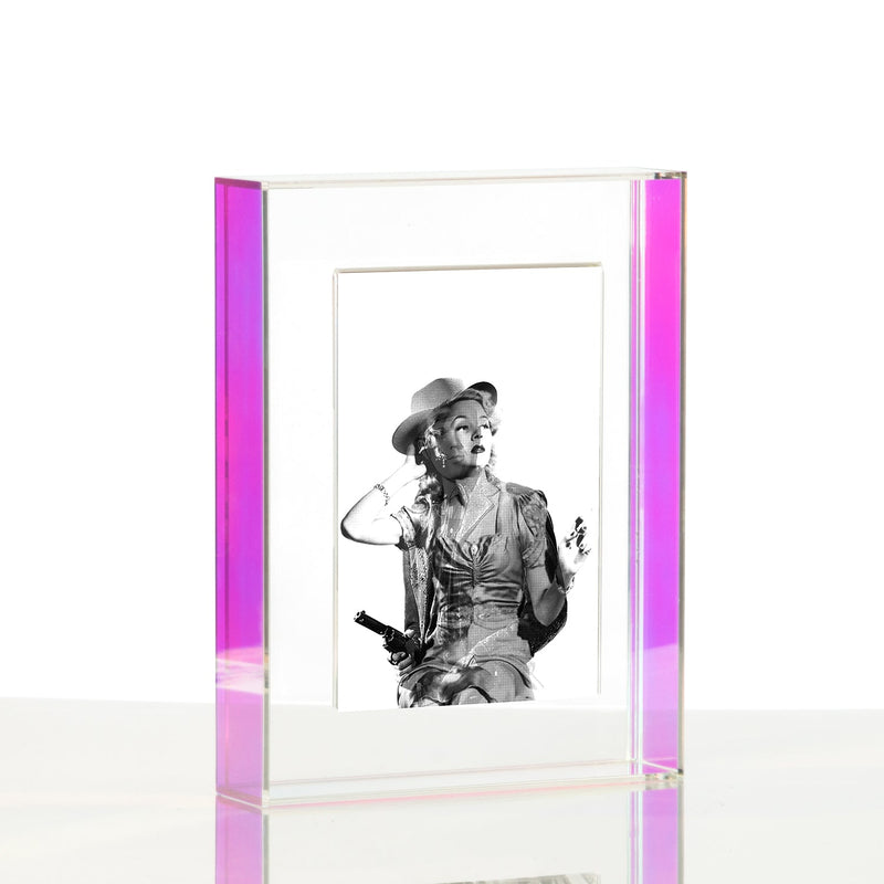 Smoking Gun by B. Shawn Cox 4x6  Framed In Your Choice of Float Frame with Magnetic Photo Holder