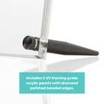 Acrylic Bevel Tabletop Float Frame for 8x10" photos