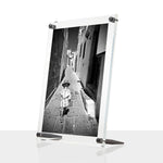 Acrylic Bevel Tabletop Float Frame for 8x10" photos