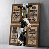 Cow Bathroom Rules Sign II
