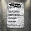 12 Things To Remember Sign