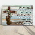 Trust God Love One Another Sign