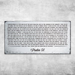 Psalm 91: 'Whoever Dwells in the Shelter of the Most High' Sign - Inspirational Christian Wall Art , Religious Decor