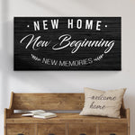New Home New Beginning Sign II