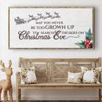 Christmas Eve Farmhouse Sign