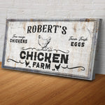 Free Range Chicken Farm Sign
