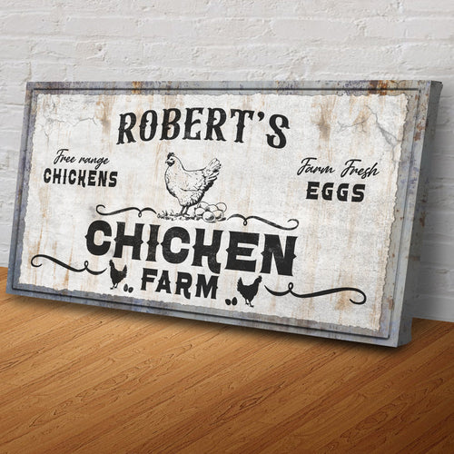 Free Range Chicken Farm Sign