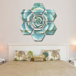 Succulent Plant Bloom Wall Art