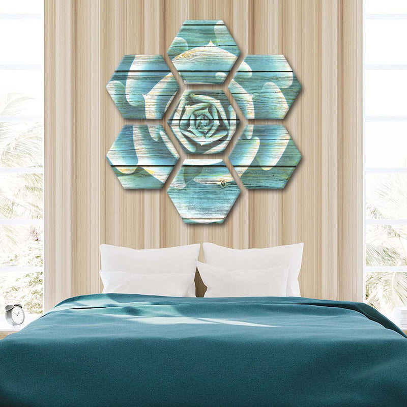 Succulent Plant Bloom Wall Art